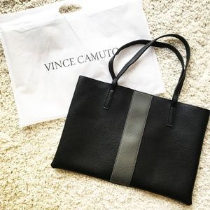 Vince Camuto Black Luck Tote